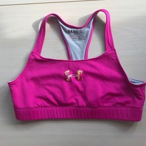 Under Armour pink sports bra
