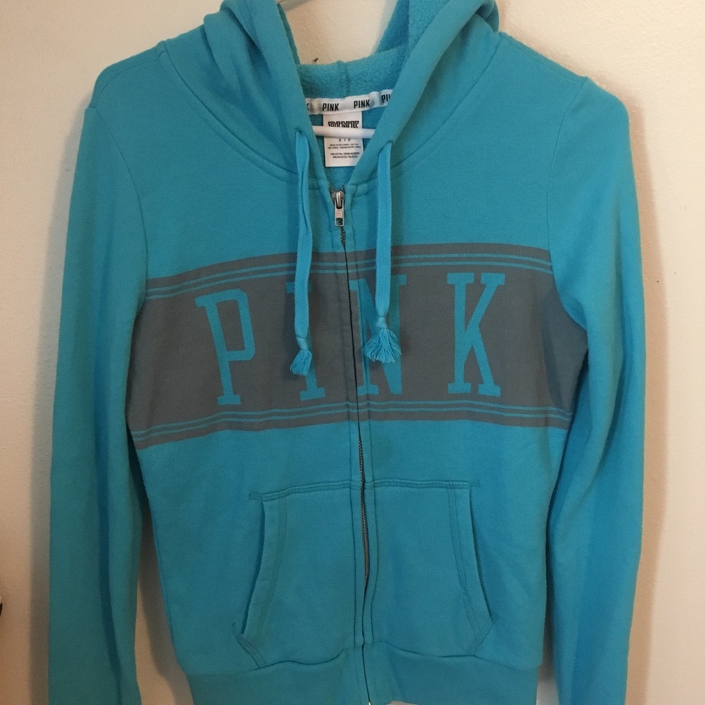 PINK zip up hoodie