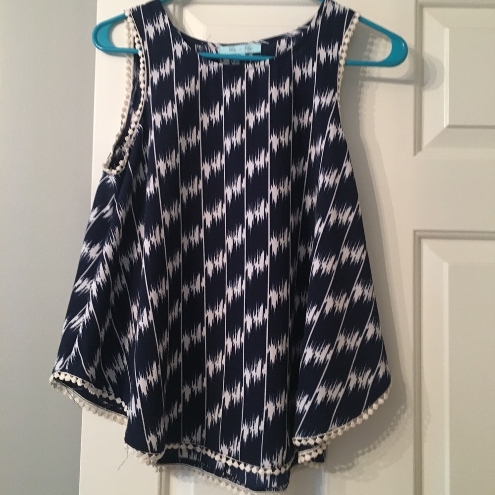 Navy Blue Boutique Tank
