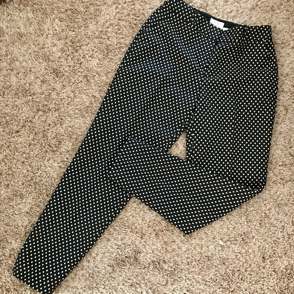 Kate Spade Black Polka Dot Pants