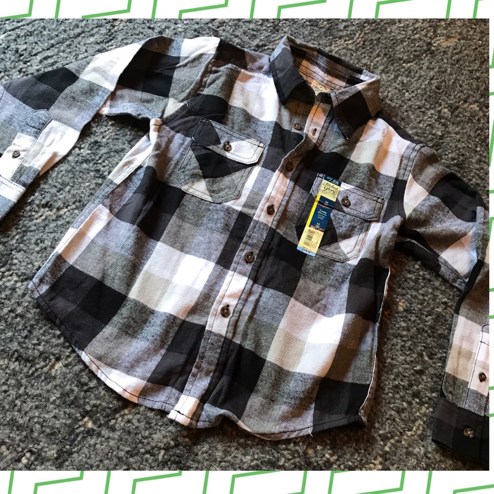 Black and white Flannel NWT
