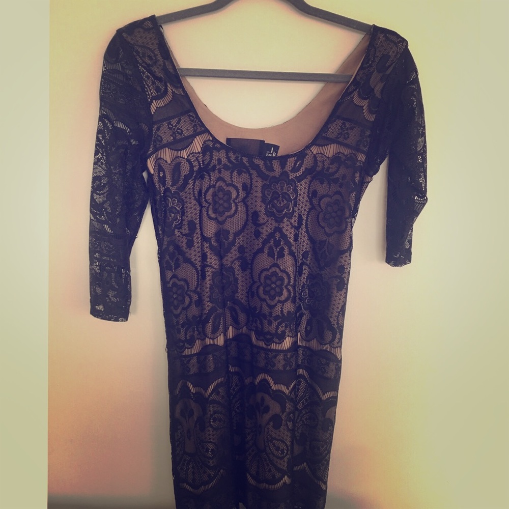 Black Lace Mini dress