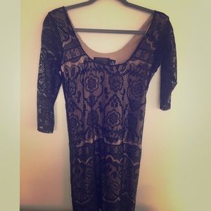 Black Lace Mini dress
