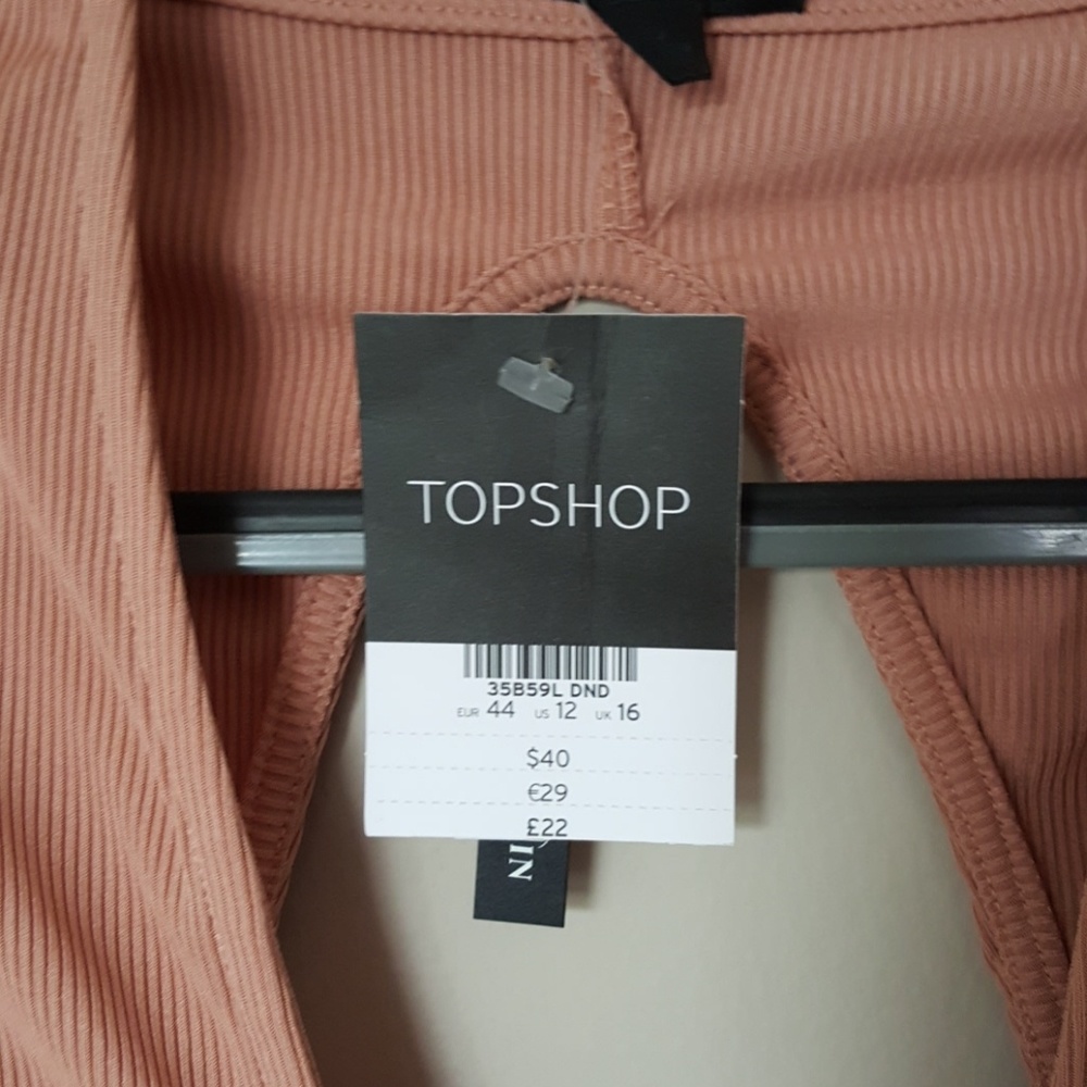 Topshop Ribbed Dress - Picture 5 of 6