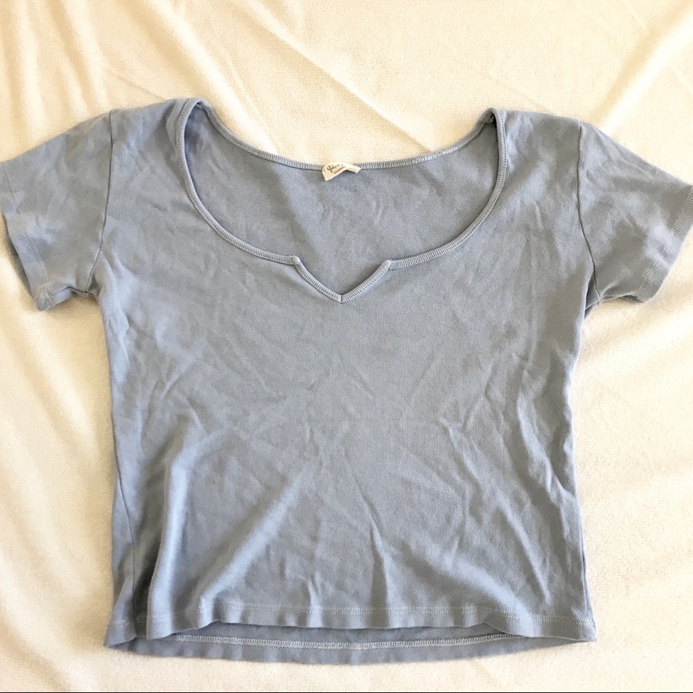 Brandy Melville Blue Monet Top