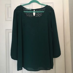 Emerald blouse