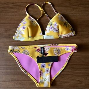 NWT - TRIANGL DELILAH - FIORE GIALLO BIKINI
