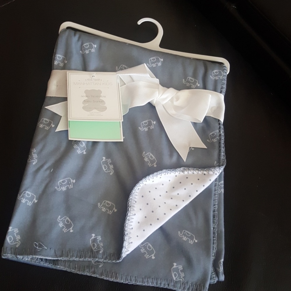 Jersey Reversible Baby Blanket