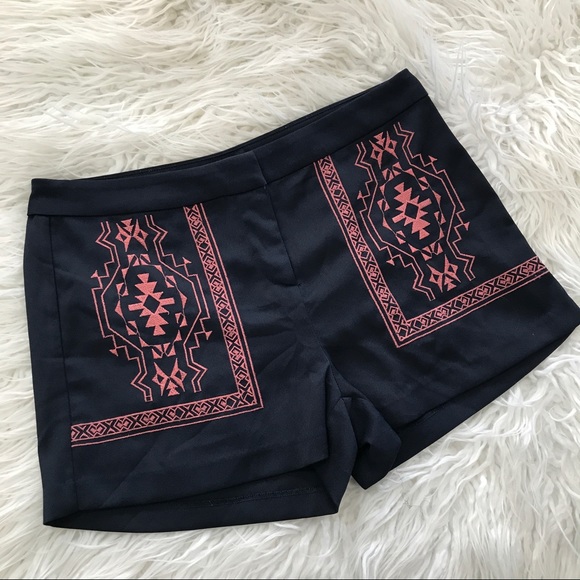 Francesca's Collections Pants - Francesca's embroidered shorts