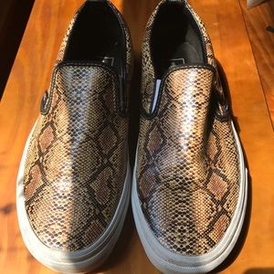 Snakeskin Slip-on Vans