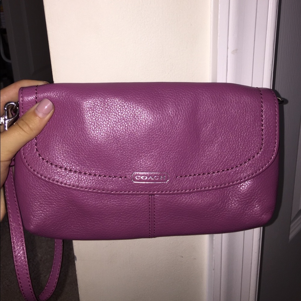 Coach large wallet bag