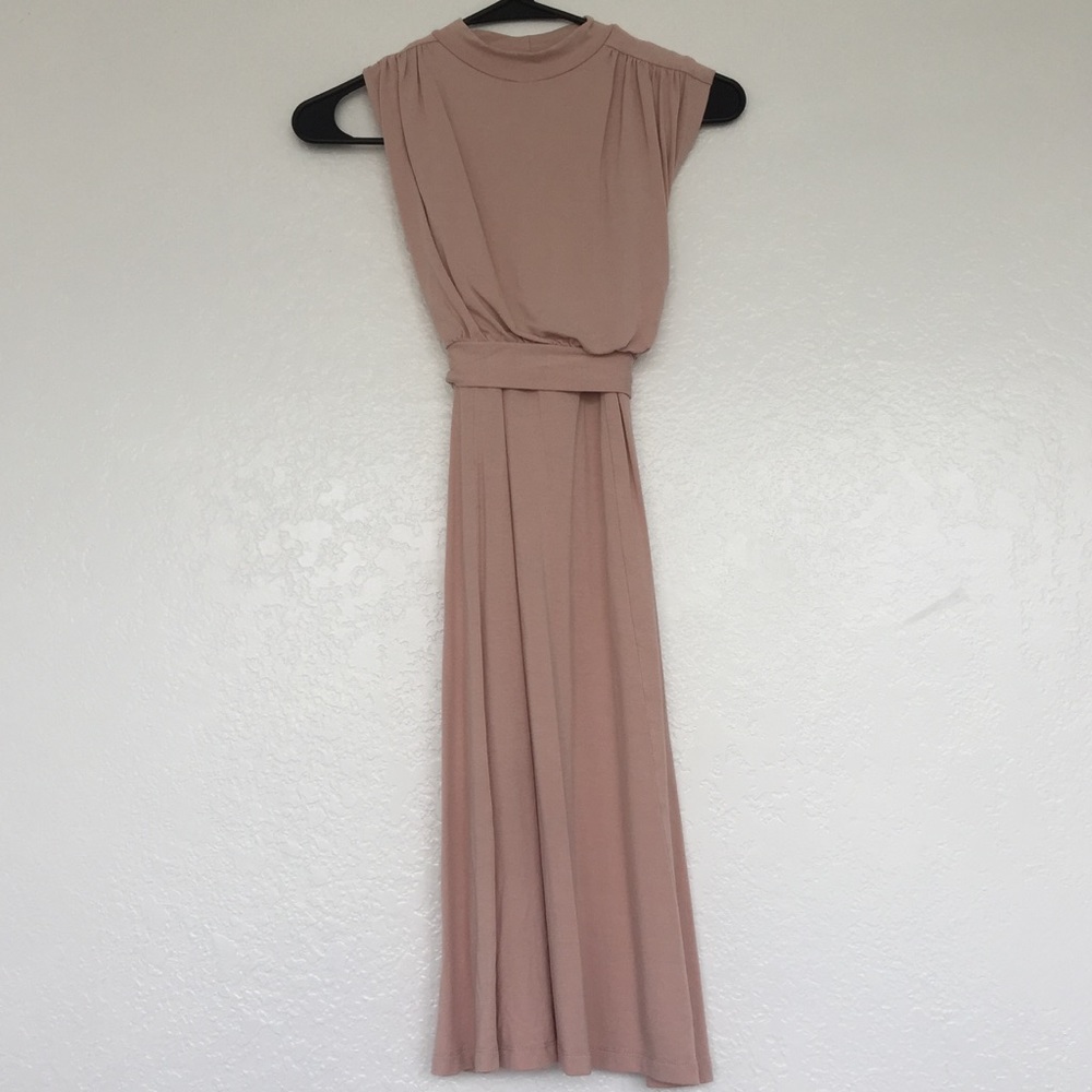 blush nursing dress