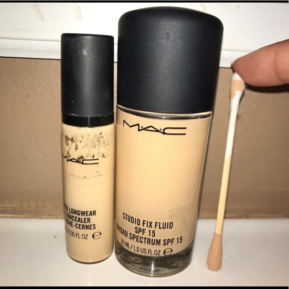 Mac foundation and concealer