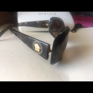 Versace tortoise shell sunglasses