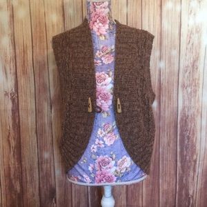 Fall Sweater Vest Size XL