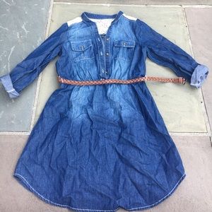 denim style dress (with belt)
