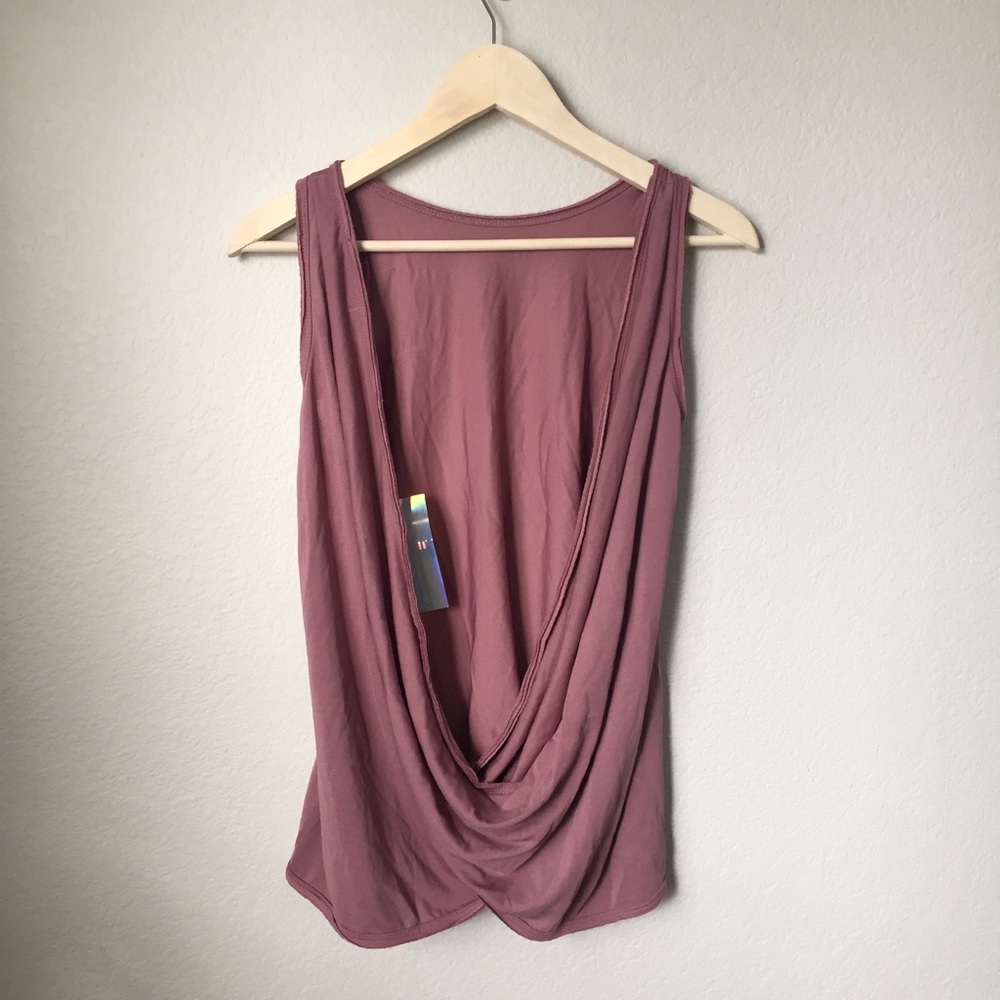 Draped Low Back Top - Picture 2 of 3