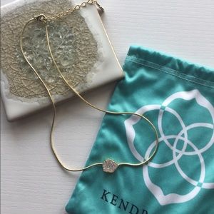 ⬇️🎉HP!🎉Kendra Scott Gold Mara Drusy Necklace🎉