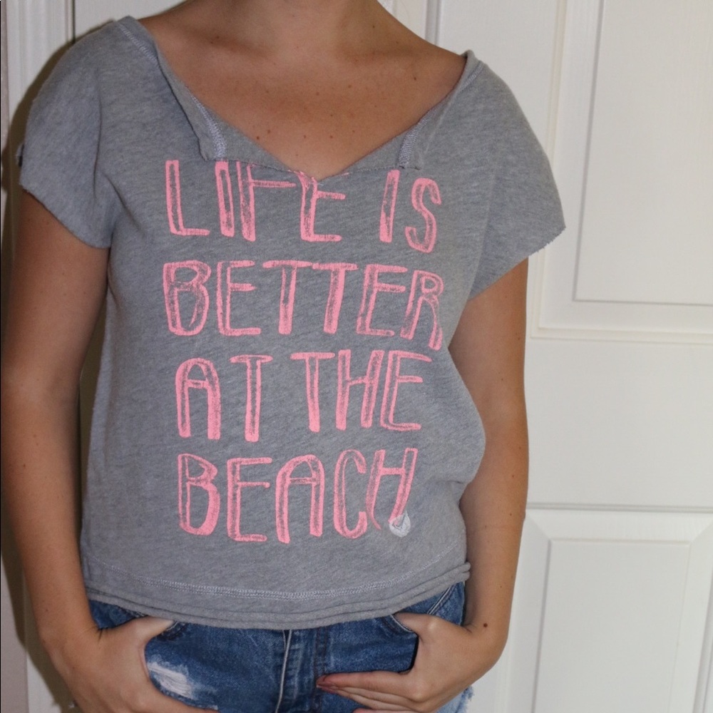 Roxy "Life Is Better At the Beach" T-shirt