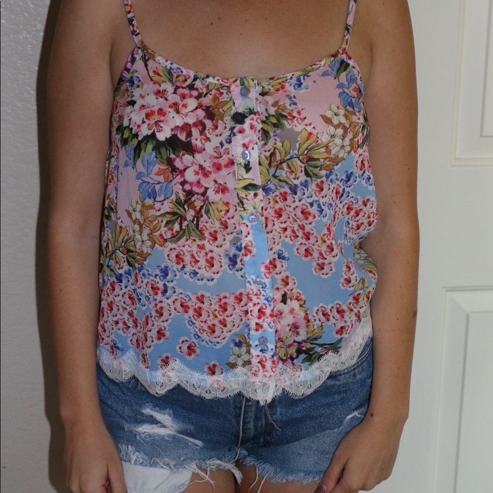 Top Shop spaghetti strap tank
