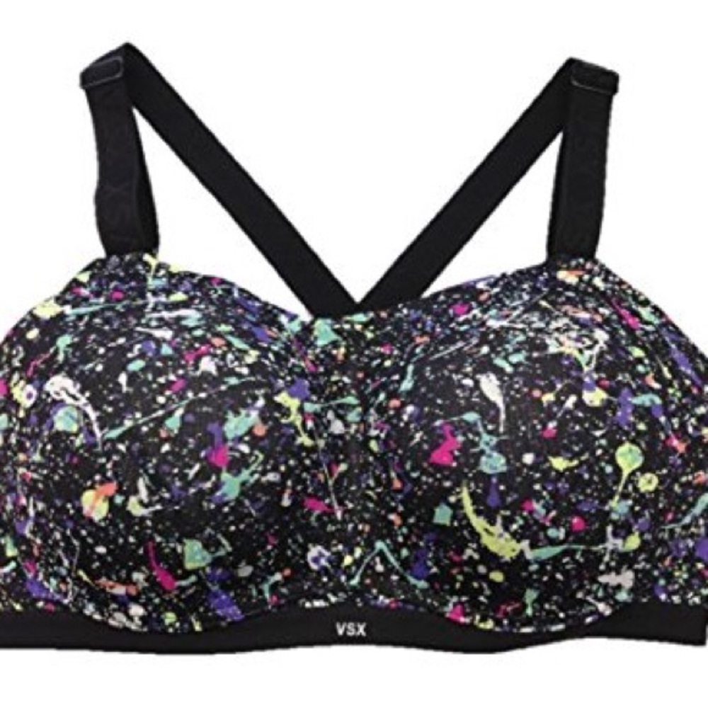 💖Victoria's Secret💖 Paint Splatter Sports Bra
