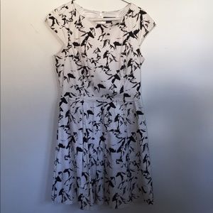 French connection hatched  horses dress