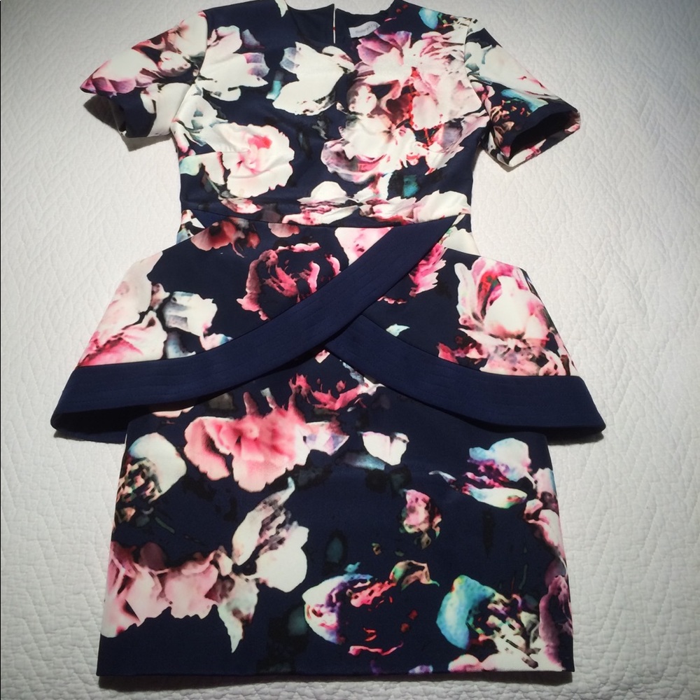 Floral cocktail dress