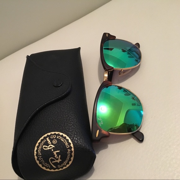 Rayban Clubmaster Flash Lenses (Green) main image 5