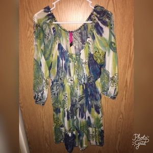 ⚜️Paisley Print Sheer Dress ⚜️