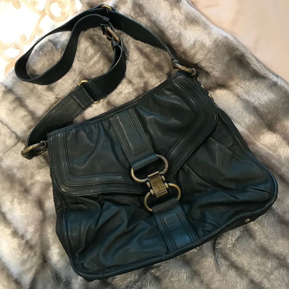 BCBGMaxAzria hunter green handbag