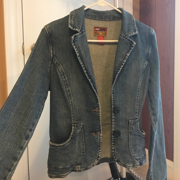 jean suit jacket