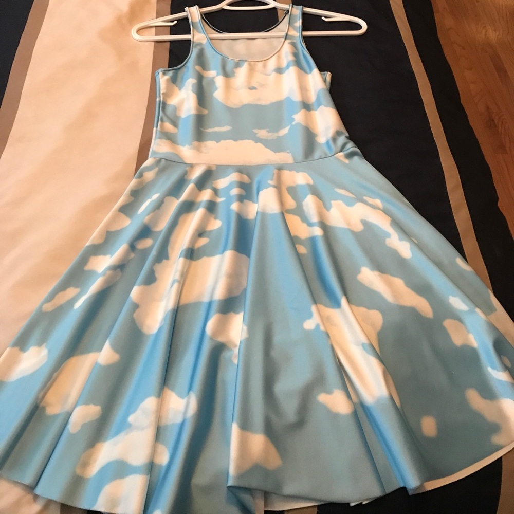 Cloud print dress