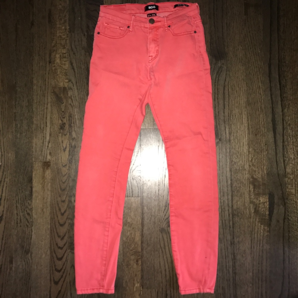 BDG coral jeans