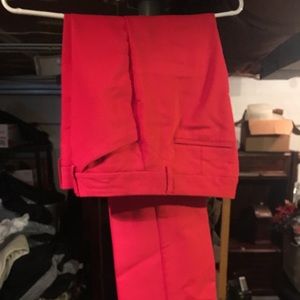 Womens red dress pants