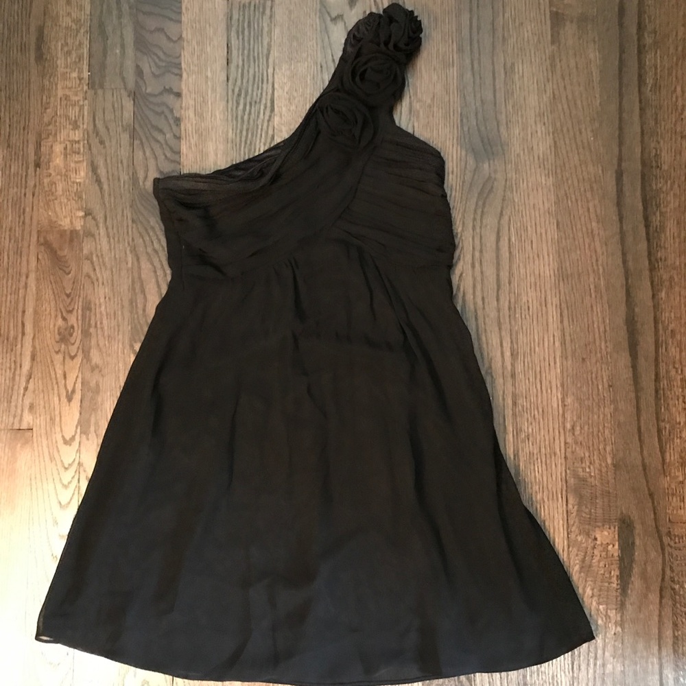 Formal Black one shoulder dress