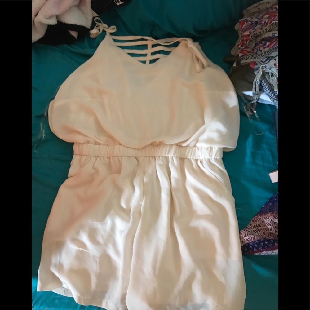 Super cute white romper