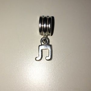 Pandora music note 🎶 charm sterling silver
