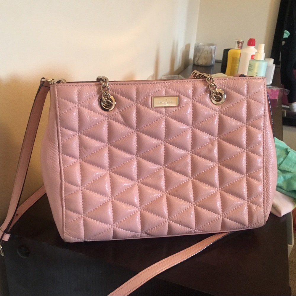Kate Spade quilted pink bag!
