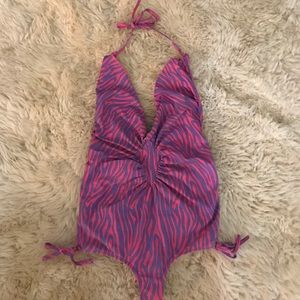 One Pc pink/purple zebra print