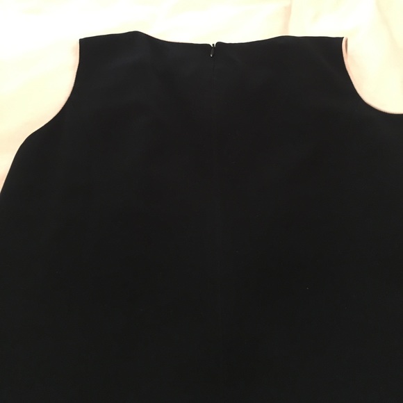 SOLD—-Talbots black lined shell with white piping - Picture 4 of 5