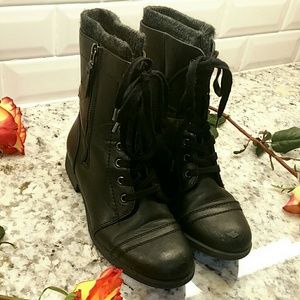 Black Combat Boots