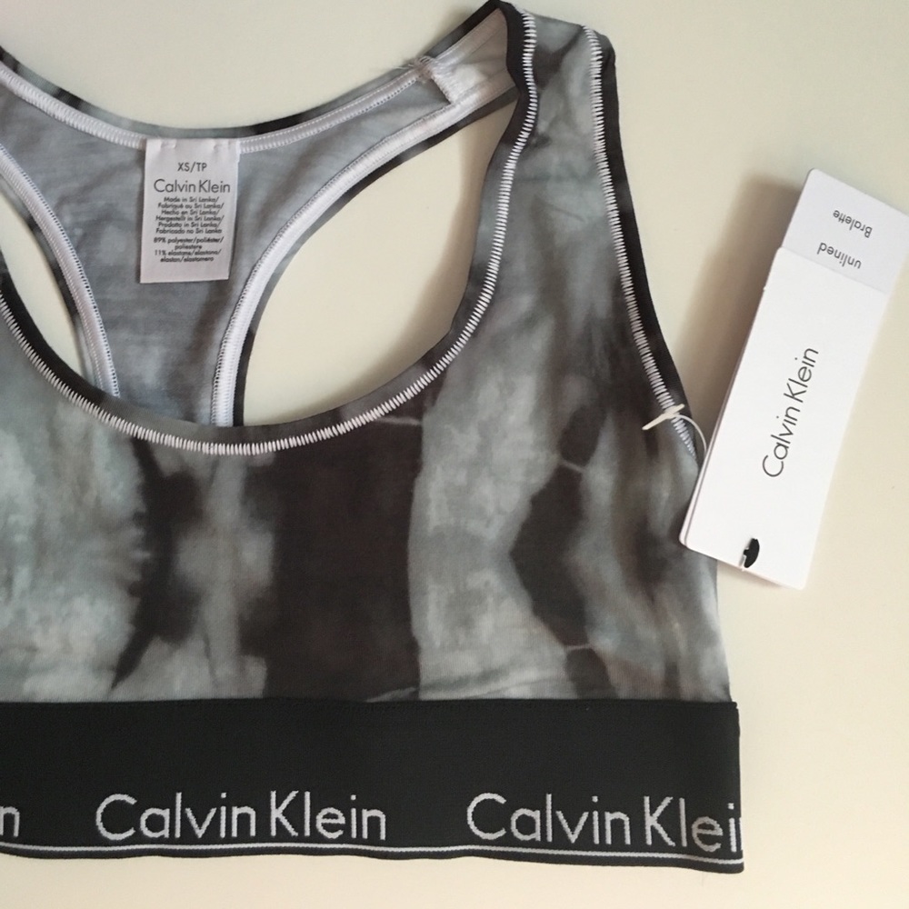 CK Tie Dye Bralette and Panty Set - Picture 2 of 6