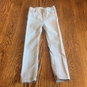 H&M Girls Light Blue with Sparkles Corduroy Pants