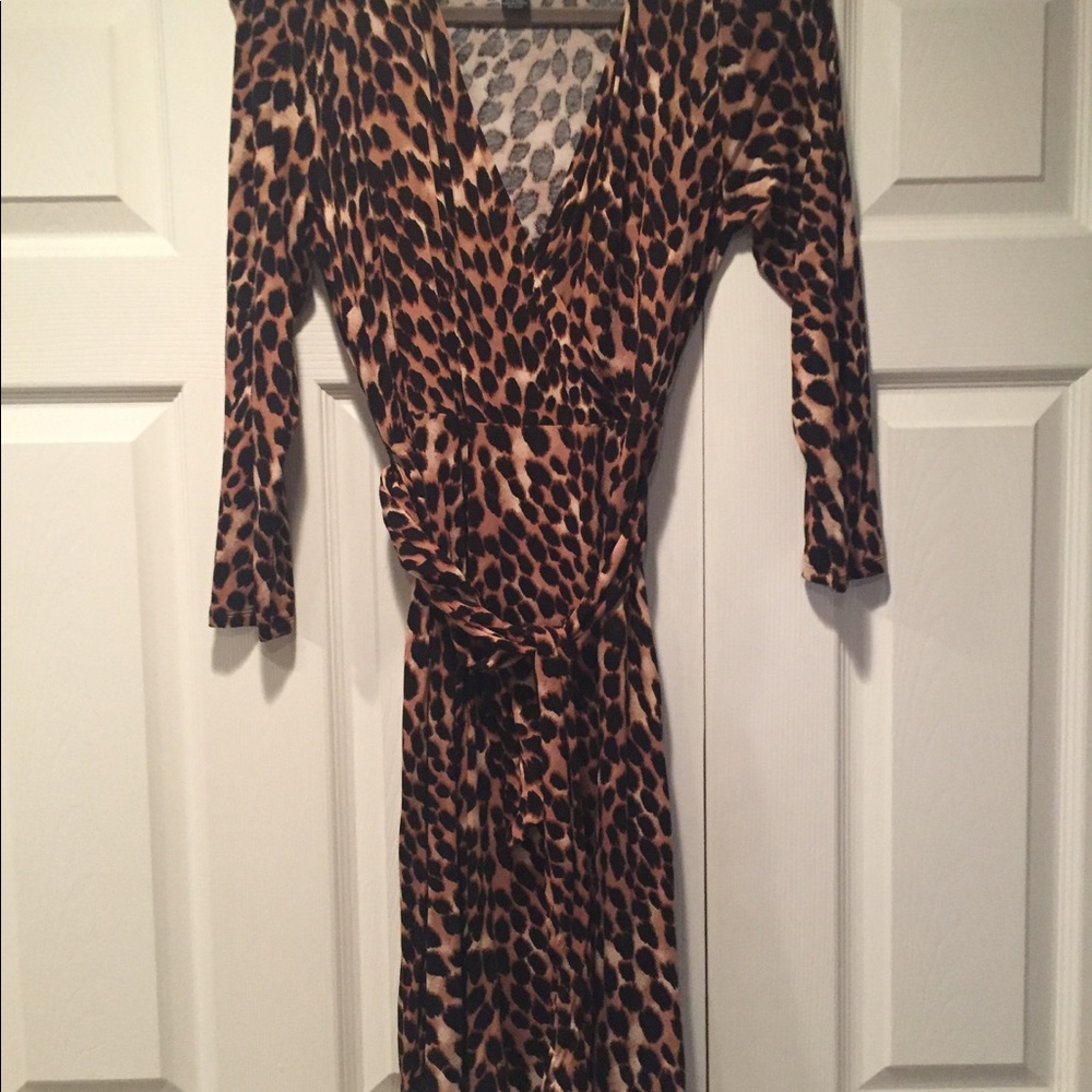 INC animal print dress
