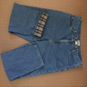 L.L. Bean Flannel lined Jeans Classic Fit 40x30