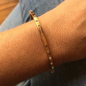 Faux Gold and Diamond Bracelet