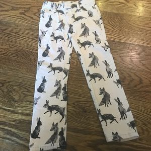 H&M Little Girls Light Pink Woodland Pants