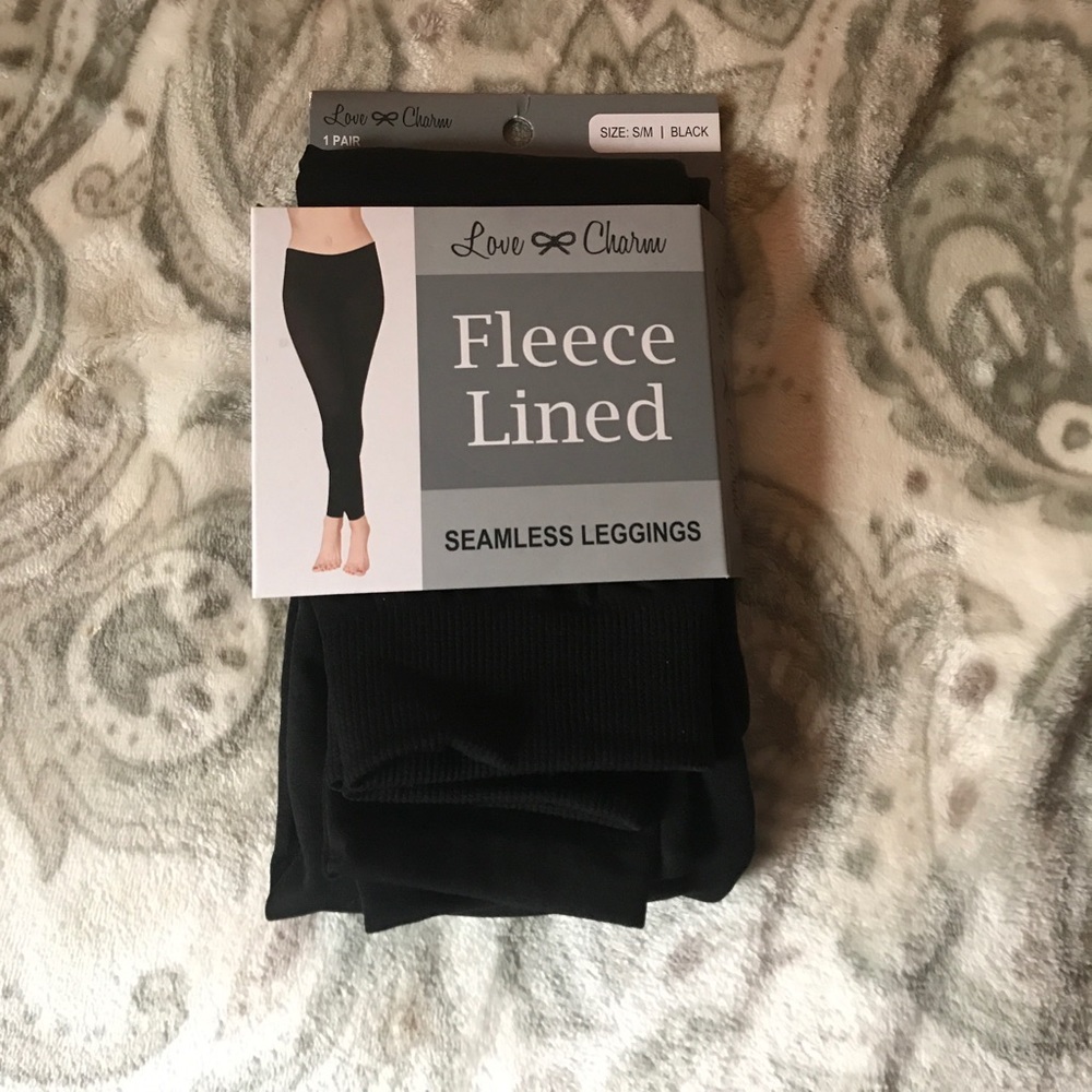 Fleece lined seamless leggings