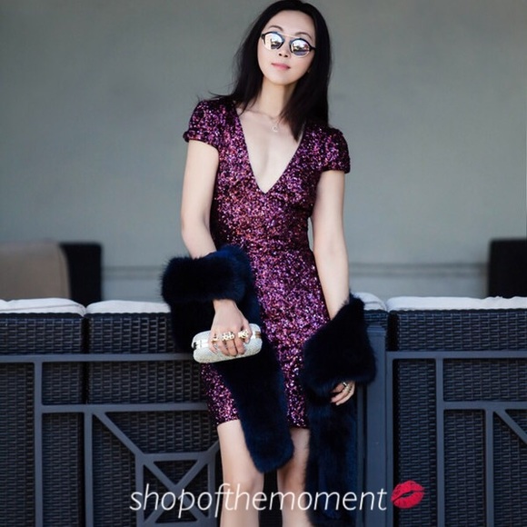 ๐ท๐Amber's Dress the Population โถZoe Dress โถ Wine - Picture 6 of 8