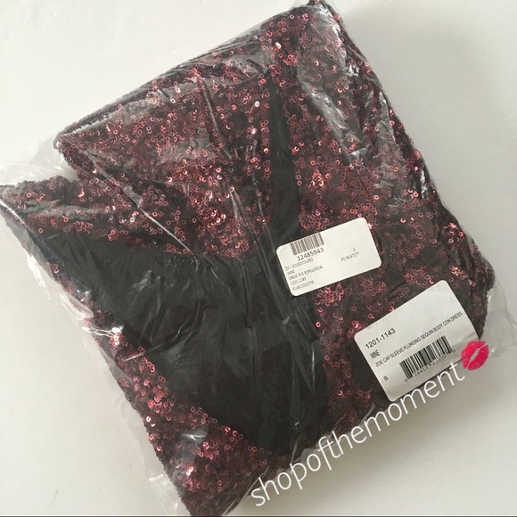 ๐ท๐Amber's Dress the Population โถZoe Dress โถ Wine - Picture 7 of 8